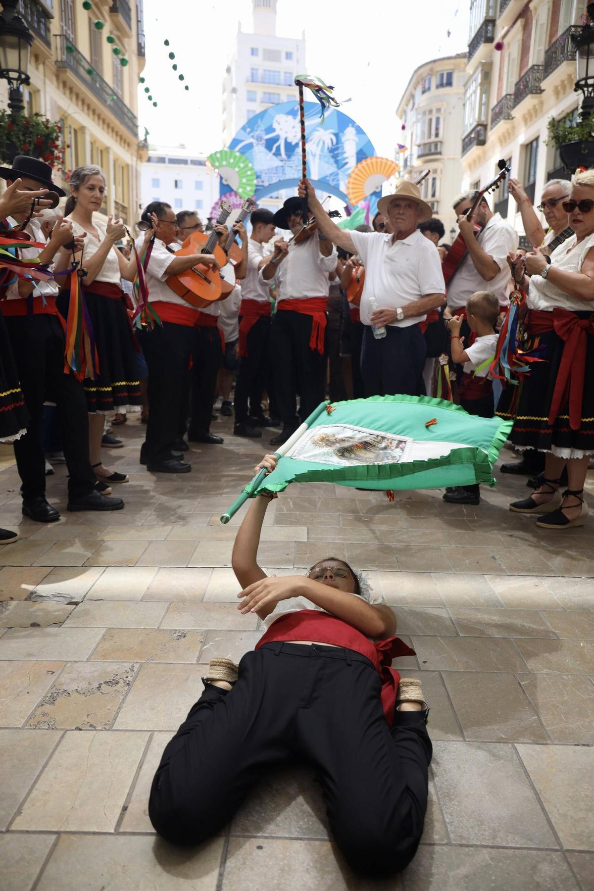 Verdiales en la calle Larios, su templo al aire libre