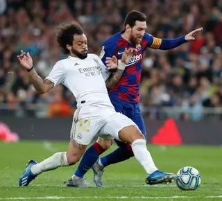 Marcelo: "Mi hijo me pregunta si era difícil defender a Messi"