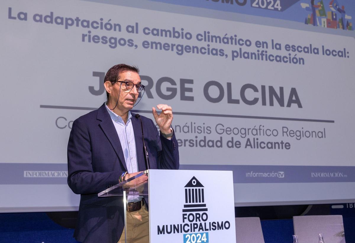Jorge Olcina, durante una jornada organizada por el Club INFORMACIÓN