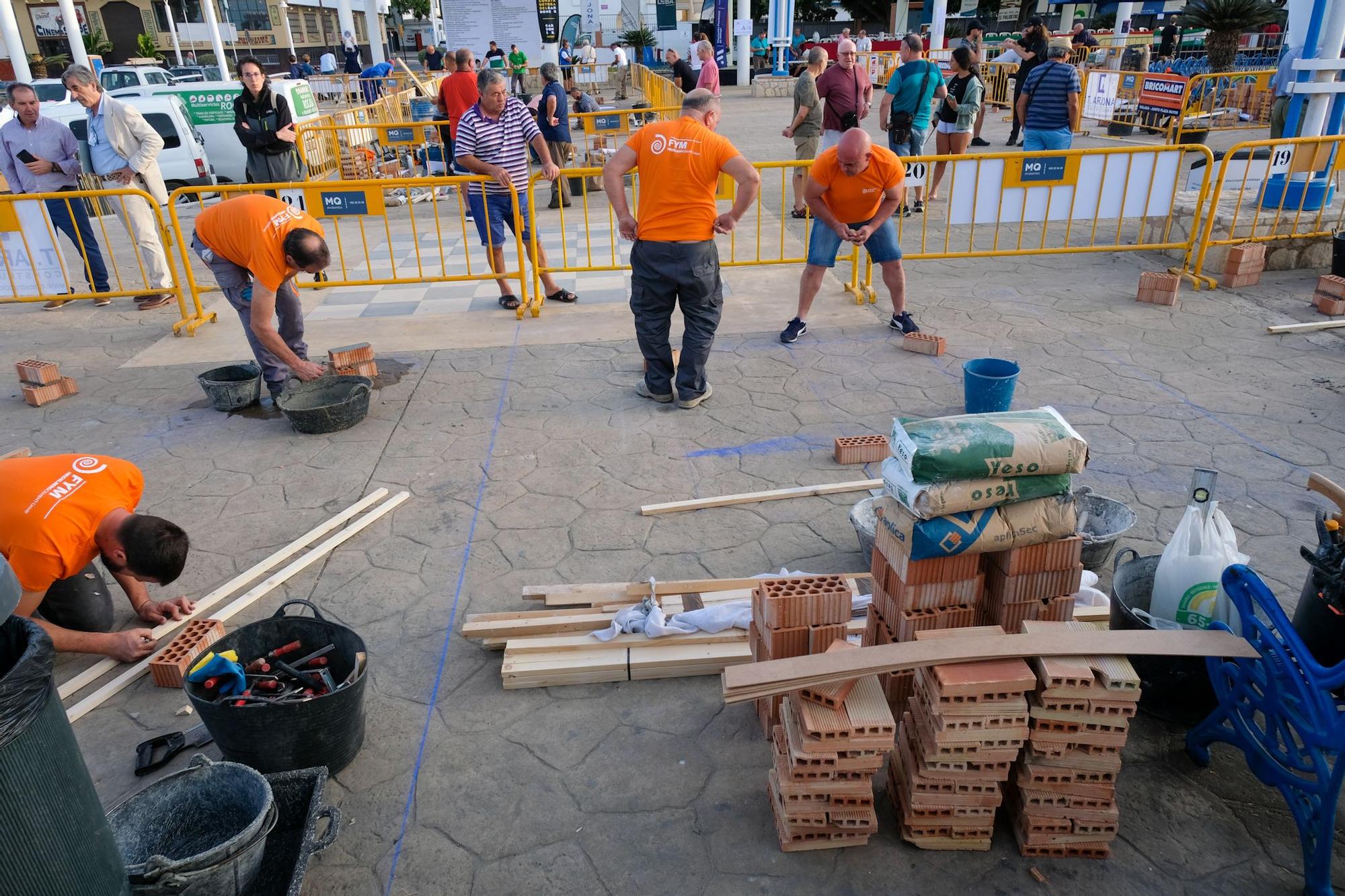 El Concurso Nacional de Albañilería 'Peña El Palustre', en imágenes