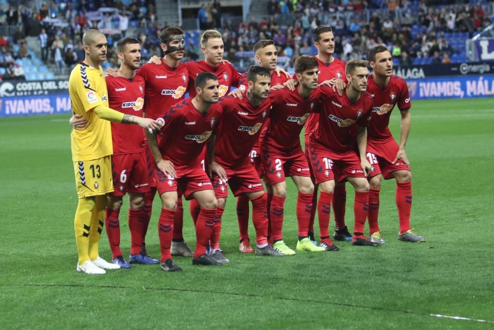 El Málaga se adelantó, perdonó y desapareció en una segunda mitad donde vio como el Osasuna remontaba para llevarse el choque