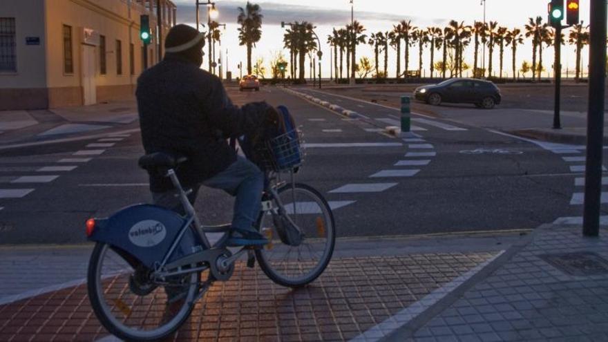 Aspecto del nuevo carril bici.