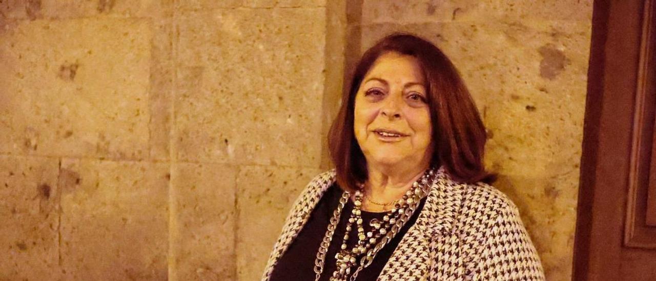 Marcela Cansino Fernández, trabajadora social del Ayuntamiento de Santa Cruz durante 35 años.