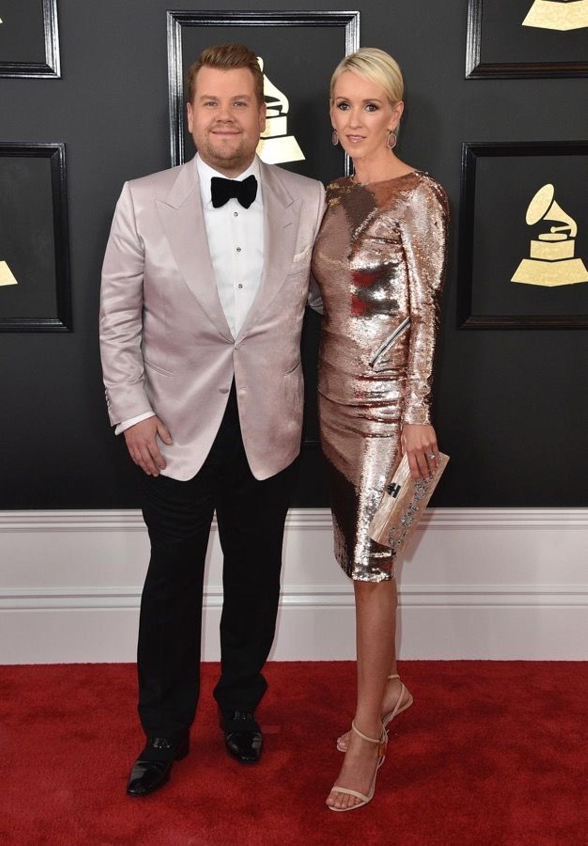 Premios Grammy 2017, James Corden y Julia Carey