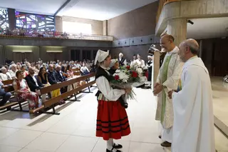 La misa por Begoña con los Carmelitas, en imágenes