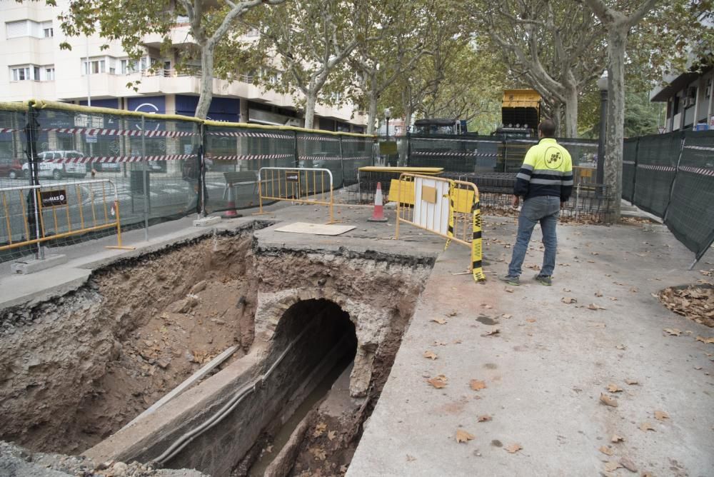 Foraden el Pere III per fer obres al torrent dels