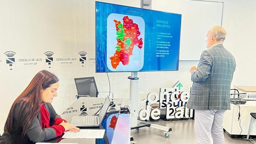 Lalín amplía la cobertura de fibra óptica en nuevas parroquias con Rede Aberta