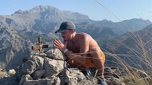 Orlando Bloom, de excursión en la mallorquina Serra de Tramuntana.