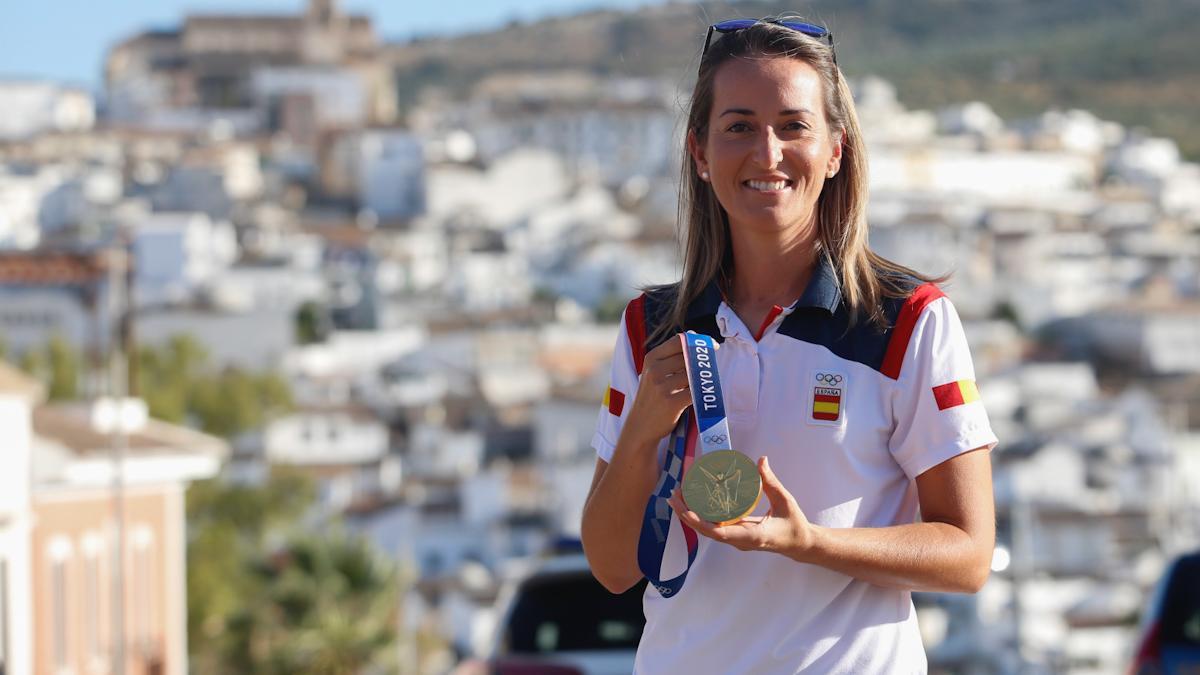 Recibimiento de Fátima Gálvez en Baena