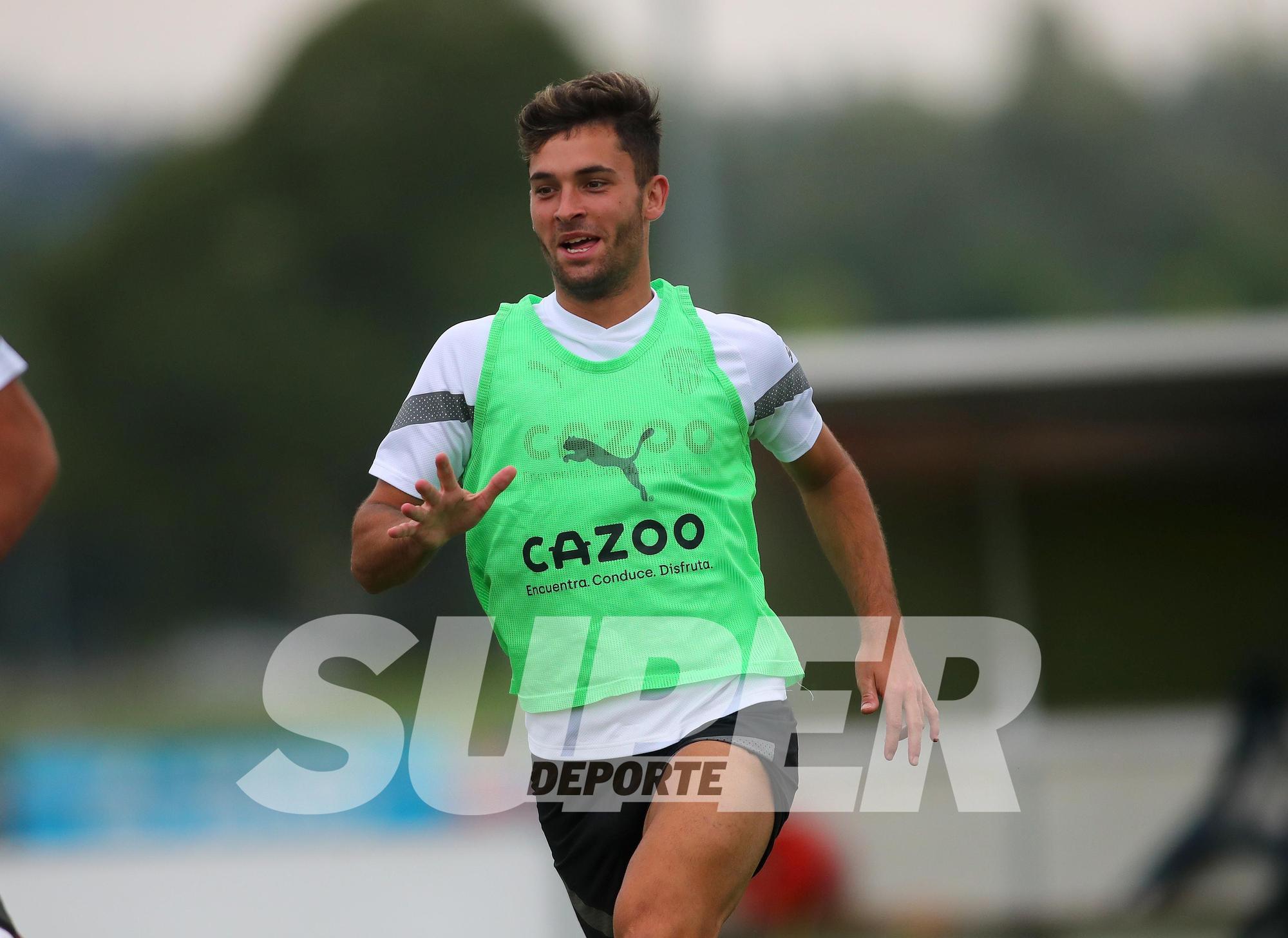 Entrenamiento del Valencia hoy en St. Gallen