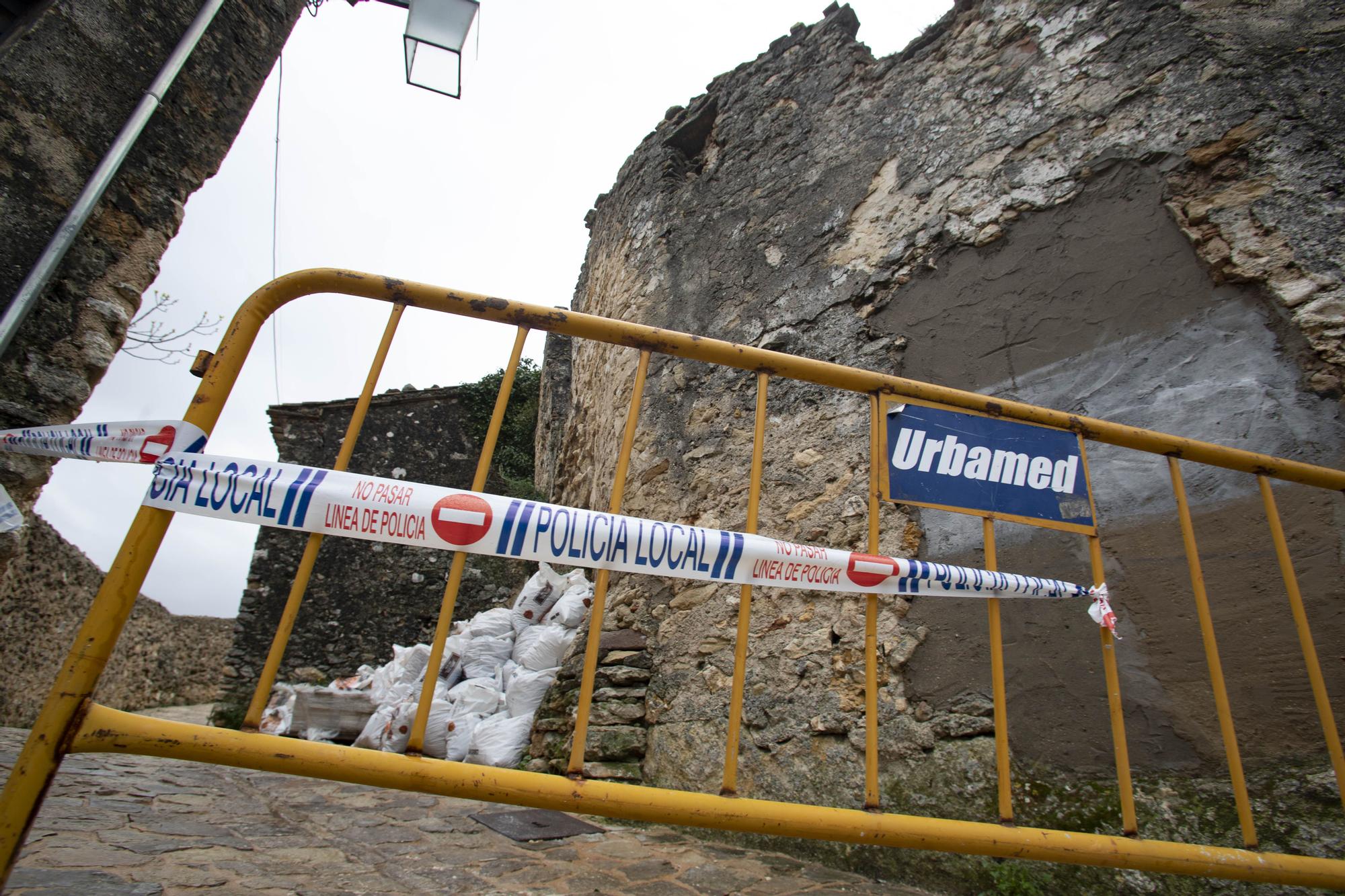 Se derrumba una casa del Barri Medieval de Bocairent