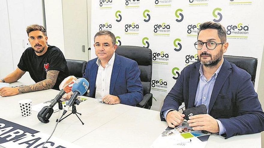 Marc Martínez, Mariano Albaladejo, de Gesa, y Paco Belmonte.