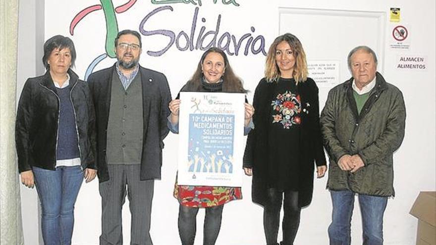 Zafra Solidaria se suma a la recogida de medicamentos del Banco Farmacéutico