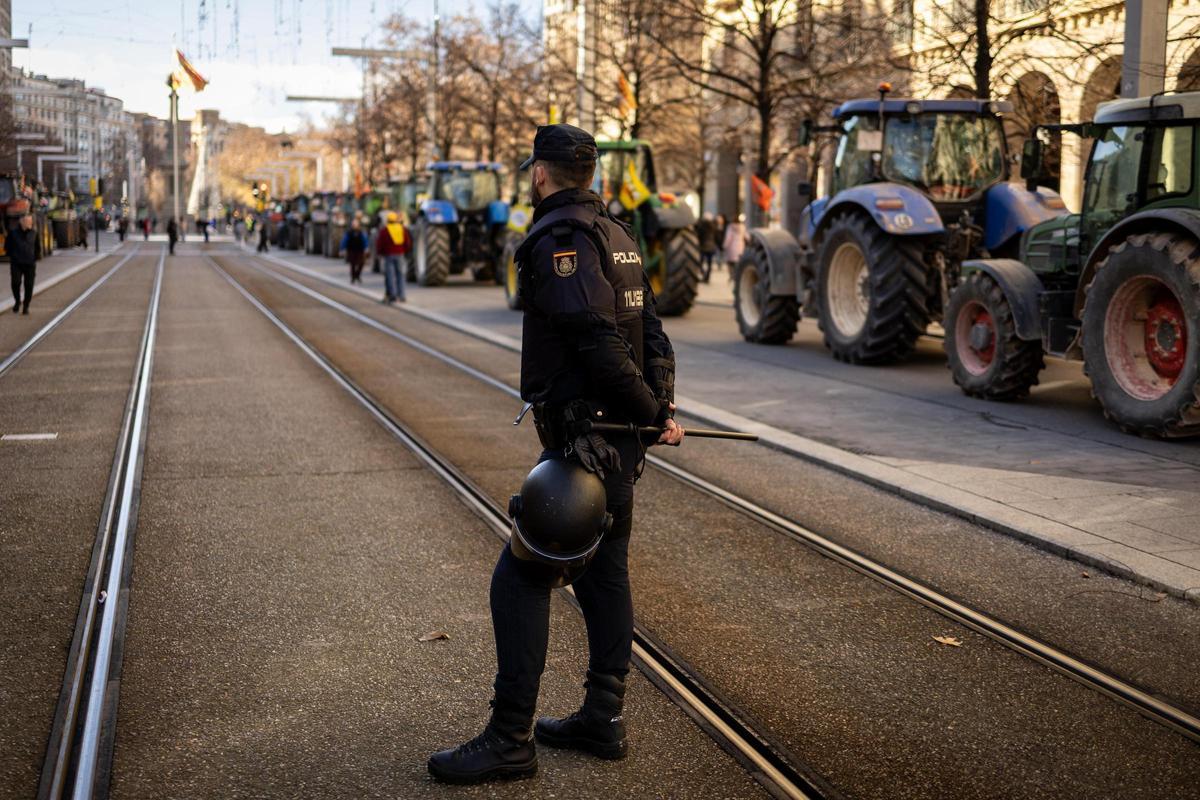 En imágenes | Los tractores vuelven a las calles de Zaragoza dos años después