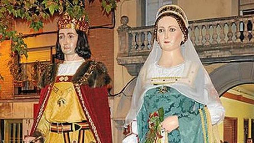 Els gegants vells d&#039;Igualada al &#039;pasacalle&#039; d&#039;ahir