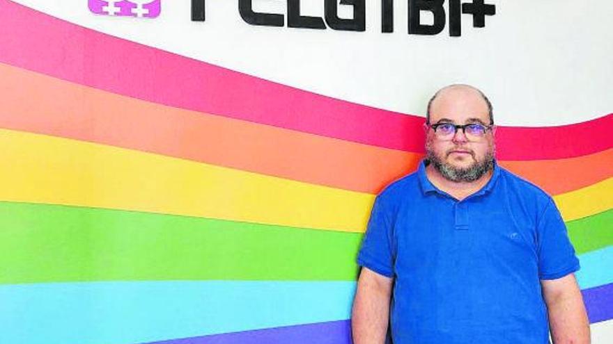 Mané Fernández Noriega, vicepresidente de la Federación Estatal de Lesbianas, Gais y Bisexuales (FELGTBI). | | E.D.