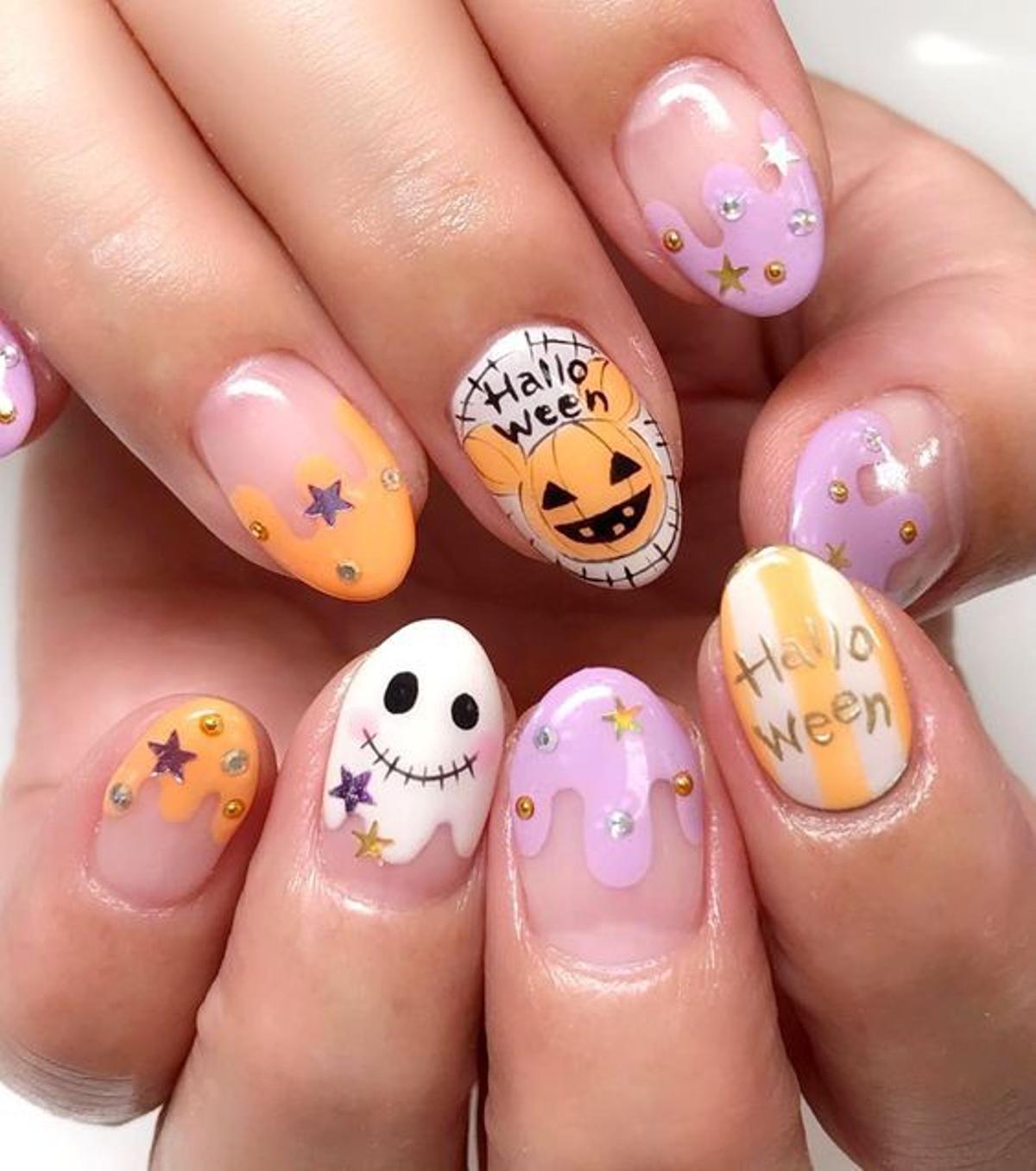 Manicura de Halloween fantasía