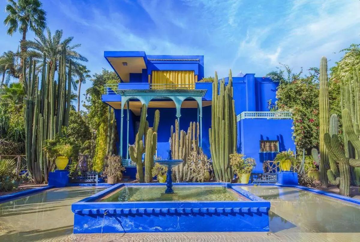 Los Jardines de Majorelle, un oasis en el corazón de Marrakech.