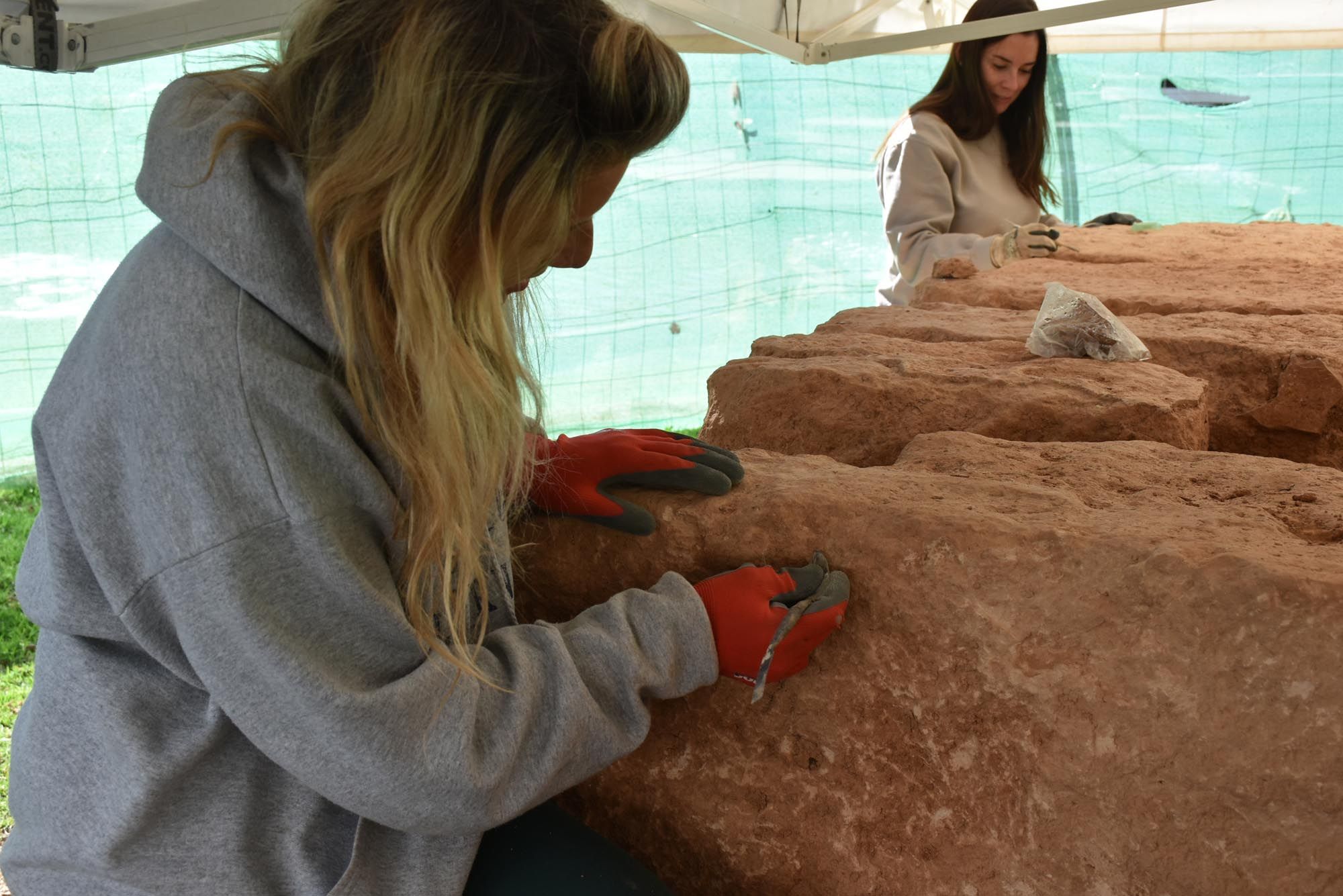 Comienza la restauración del mausoleo romano hallado en Ibiza