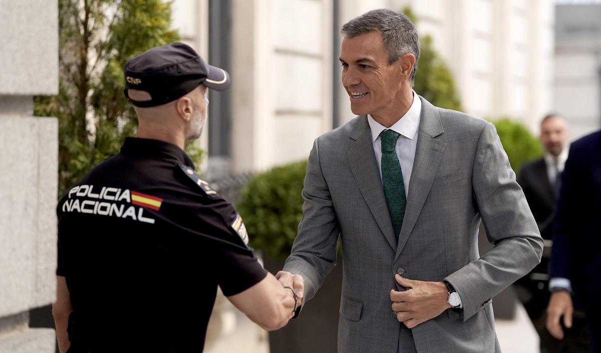 Comparecencia de Pedro Sánchez en el Congreso de los Diputados.