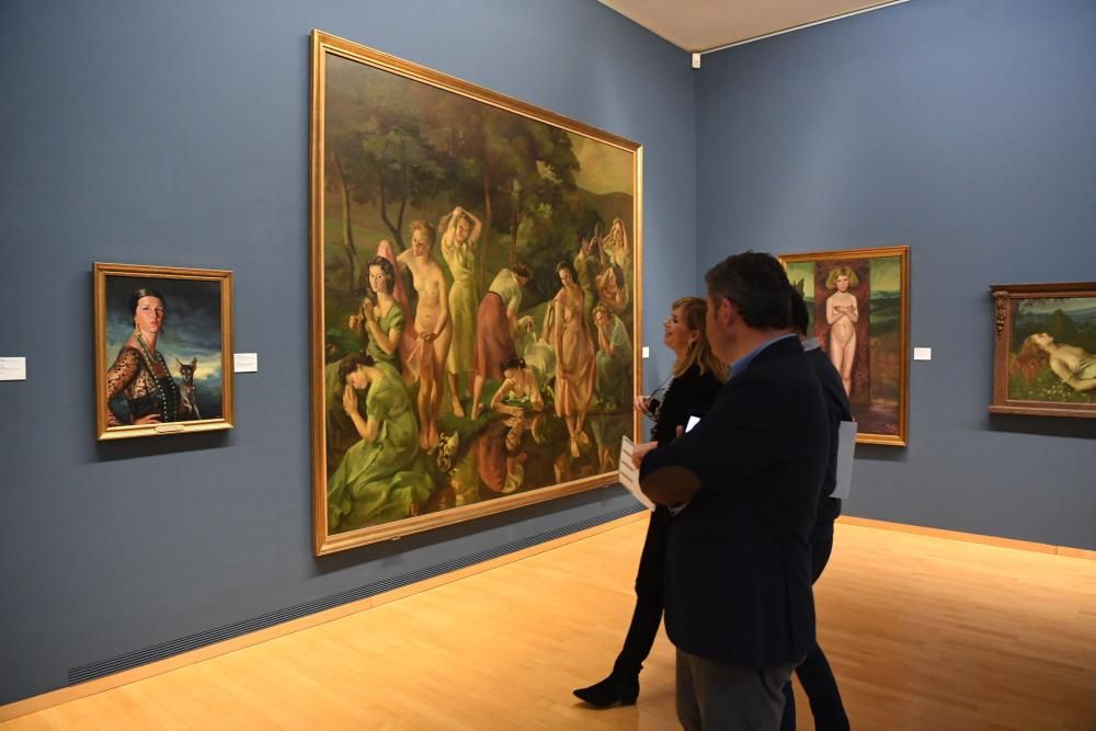 Los fondos proceden del Museo Nacional del Prado, Museo Nacional Centro de Arte Reina Sofía, Círculo de las Artes de Madrid y colecciones particulares.