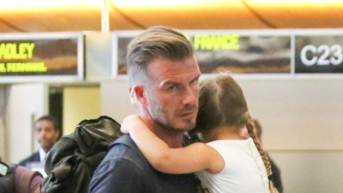 David Beckham, preocupado por su hija, Harper: &quot;Ha empezado a cambiar&quot;