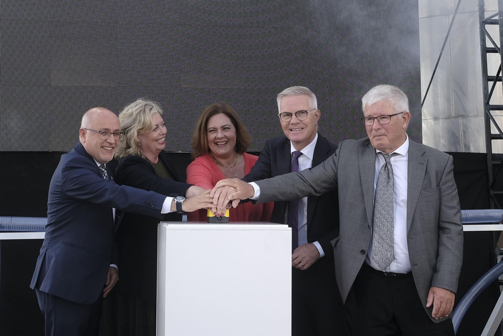 Inauguración de la planta de la empresa Stormalda en el Puerto de Las Palmas