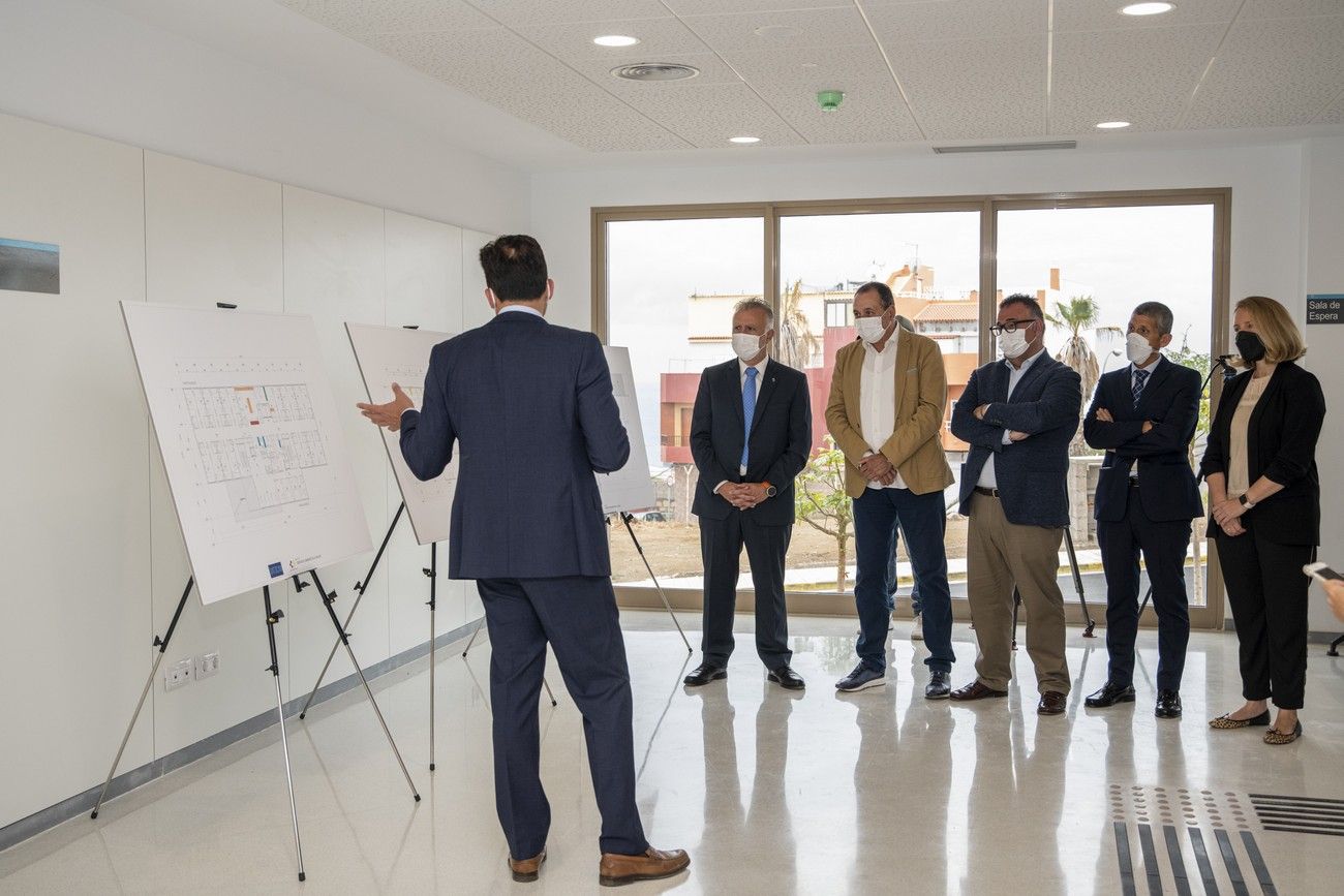 Visita al El edificio anexo al Hospital Juan Carlos I