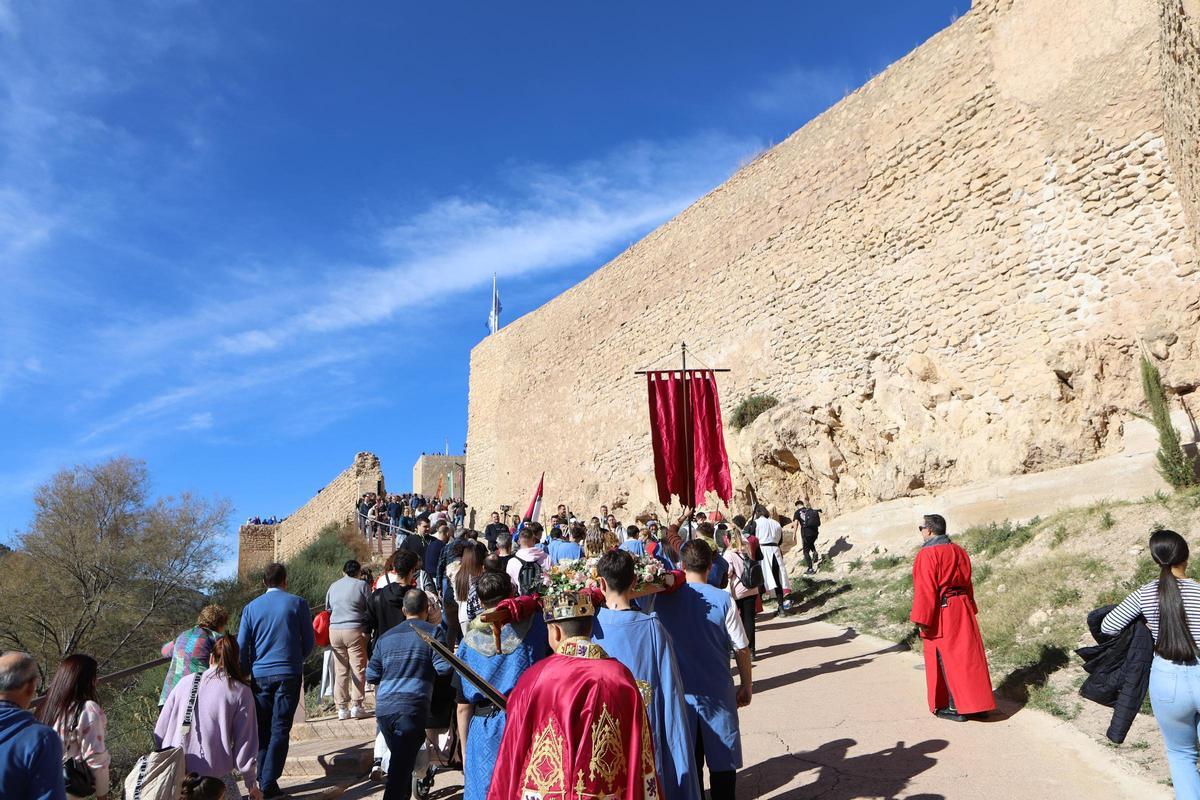 Recreación de la conquista del Castillo de Lorca.