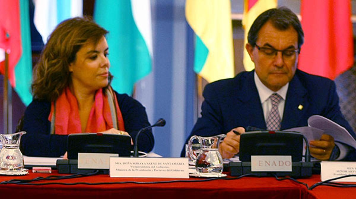 Artur Mas, a la Conferència de Presidents