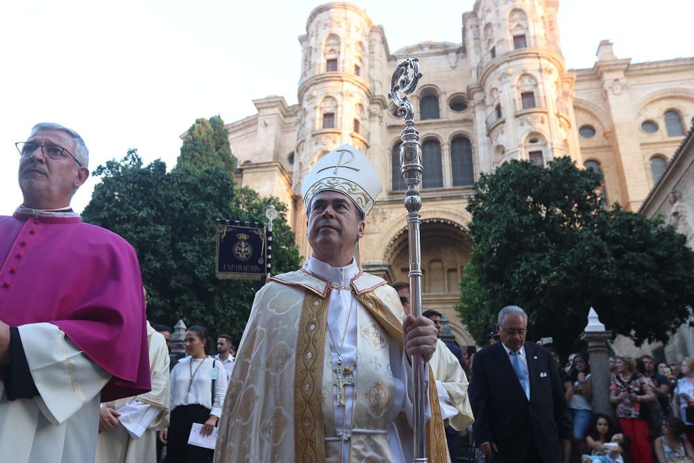 Procesión de la Virgen de la Victoria en Málaga