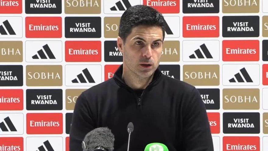 Arteta: "Es un buen puñetazo en la cara"