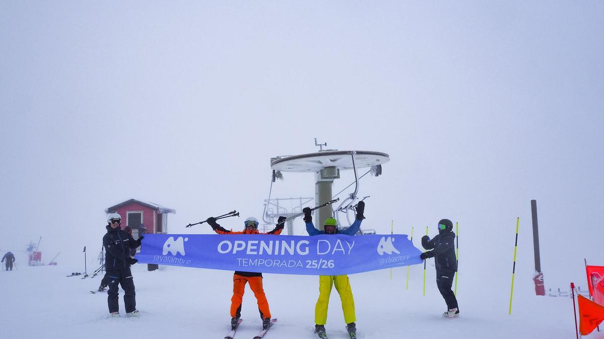 Primer día de la estación de Javalambre del Grupo Aramón en el año 2025