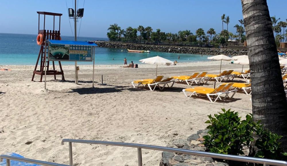 Desescalada en Canarias | La playa de Anfi del Mar abre con la fase 2