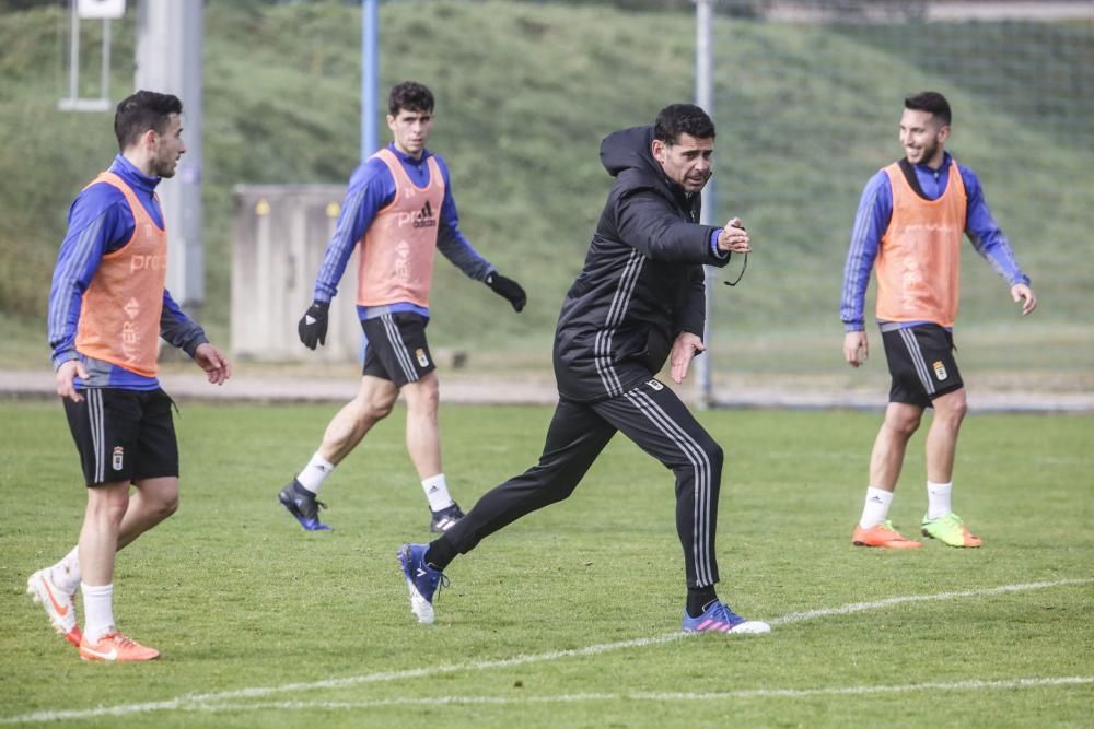 Entrenamiento del Real Oviedo,.