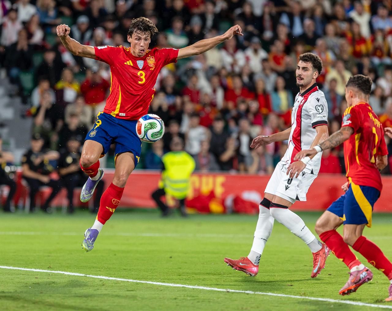 España - Georgia, en imágenes