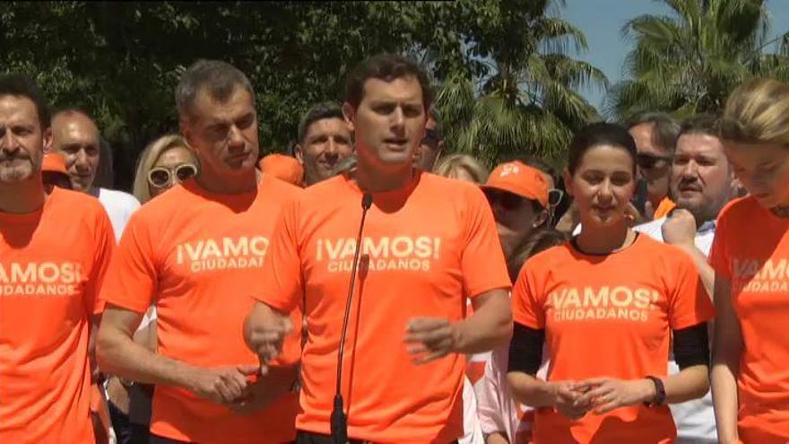 Ciudadanos, a la carrera en el último día de campaña