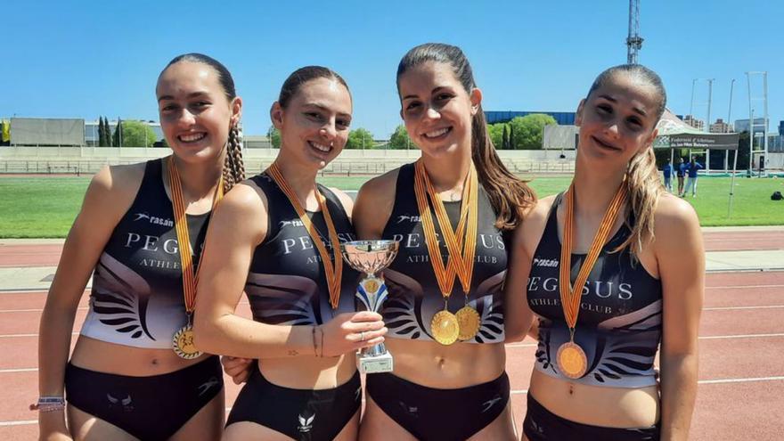 Neus Borrás, Jana Ramón, Martina de Blas y Mar Sancho.