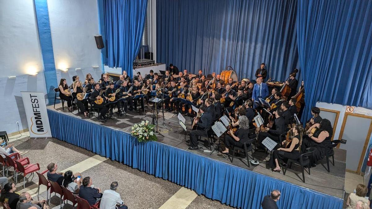 El concierto que se ofreció en el contexto del proyecto de la escuela de música.