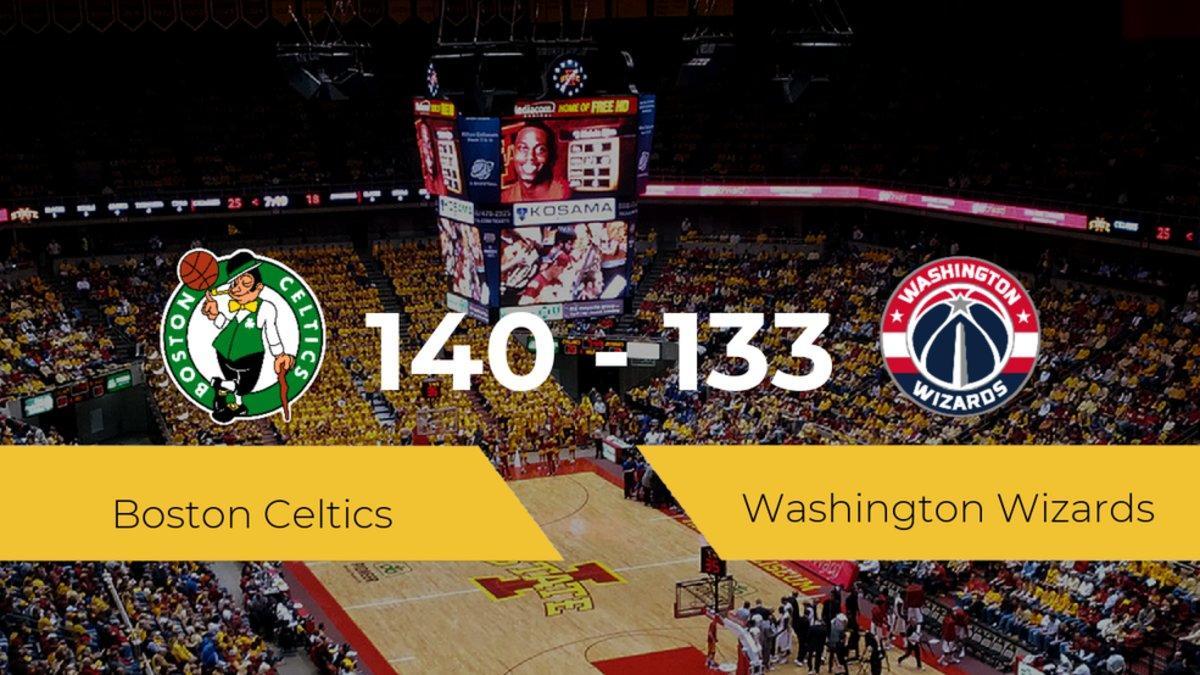 Triunfo de Boston Celtics en el TD Garden ante Washington Wizards por 140-133