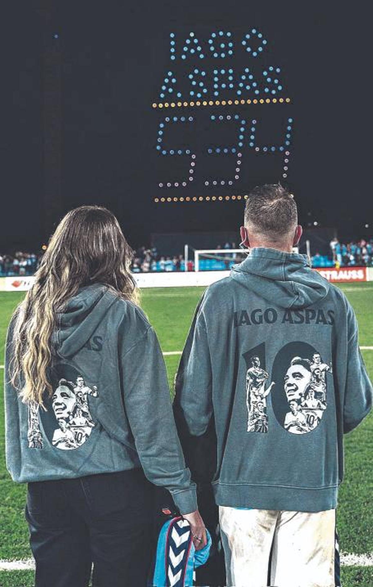 El Celta-Niza (2-1) con el homenaje a Aspas tras convertirse en el jugador celeste con más partidos disputados.