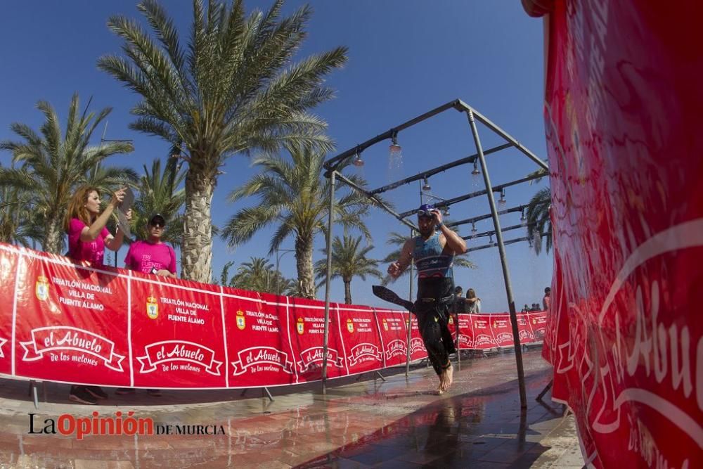 Salida del Triatlón Villa de Fuente Álamo