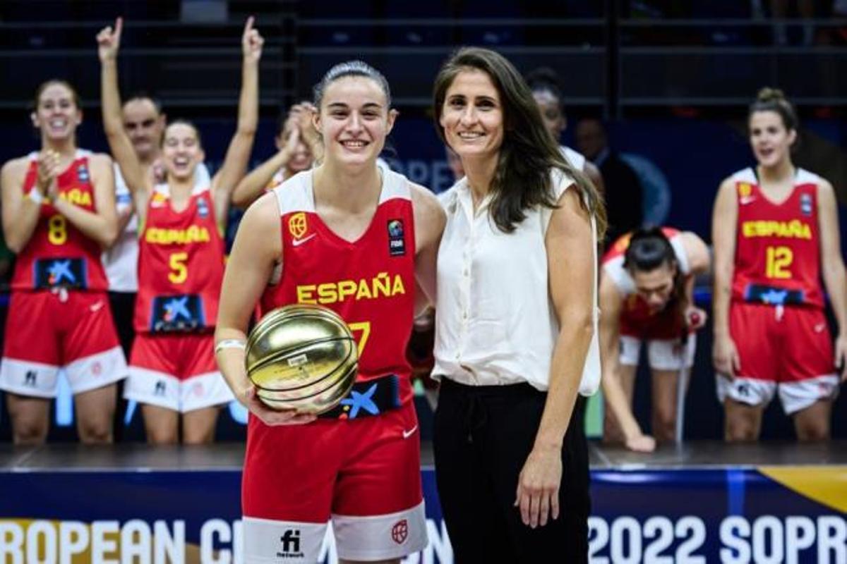 Claudia Contell fue nombrada la MVP del Europeo U20 al finalizar el campeonato con 10.9 puntos, 3.6 rebotes, 1.9 asistencias y 3 robos por encuentro.