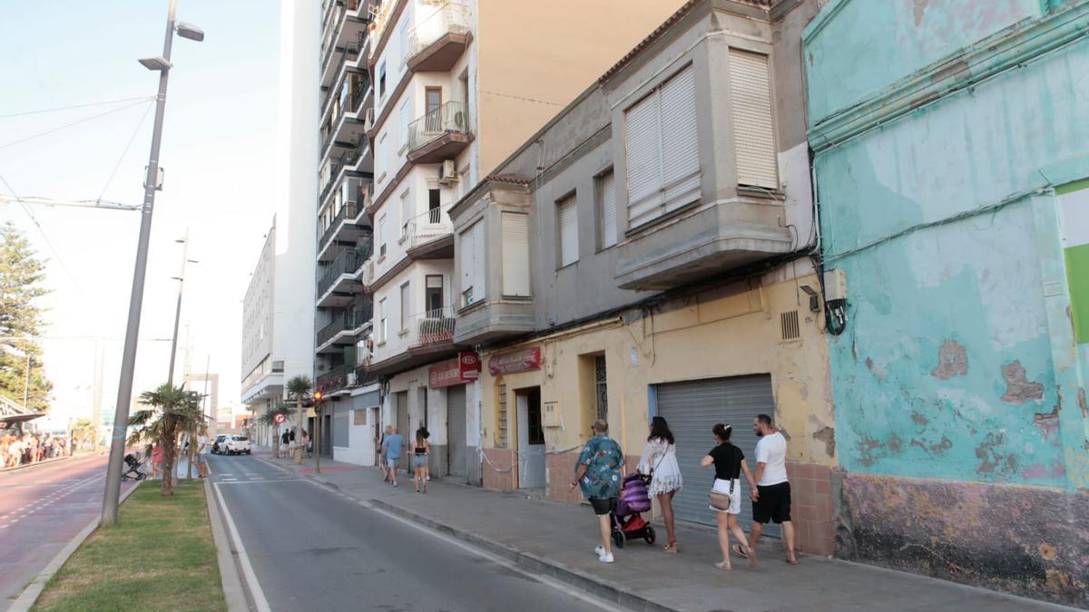 La agresión se produjo en el entorno de la avenida del Mar, en el Grao de Castelló.
