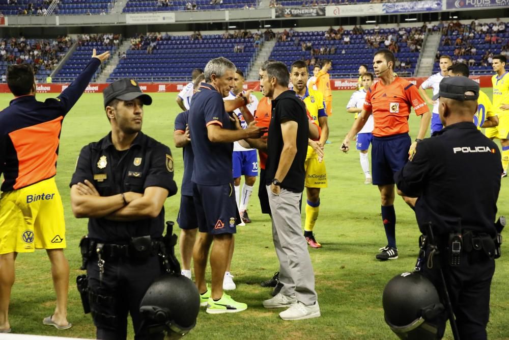 Delia Padrón Partido Copa Mahou entre el Tenerife y Las Palmas.