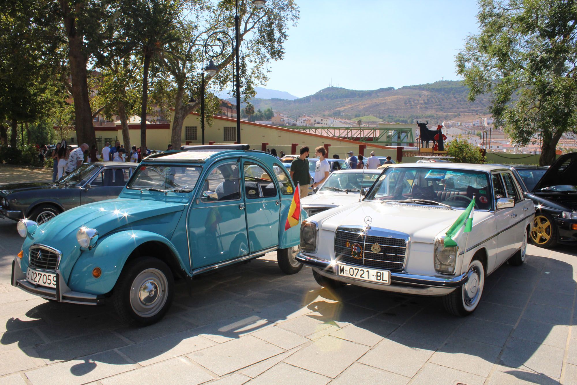 Concentración de coches clásicos en Antequera