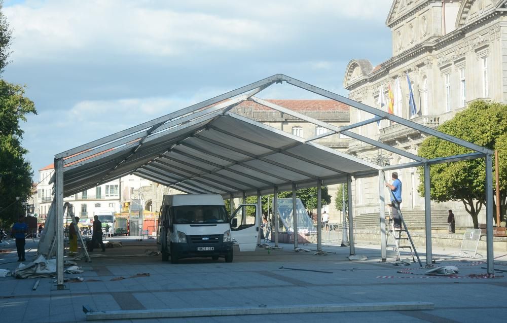 Pontevedra, lista para las Festas da Peregrina