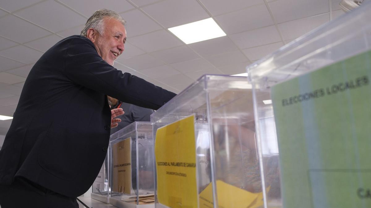 La jornada electoral del 28-M en Canarias, en imágenes.