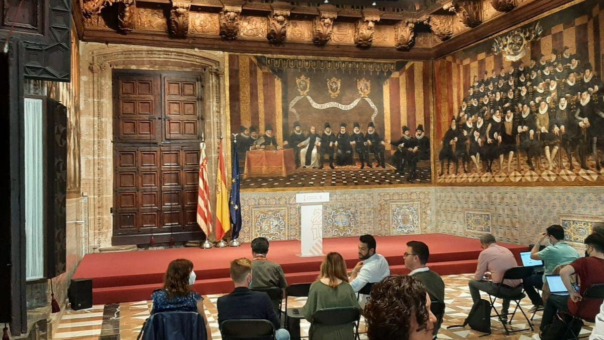 Saló de Corts del Palau de la Generalitat.