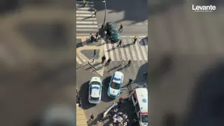 Muere una niña de seis años tras ser atropellada en el centro de València